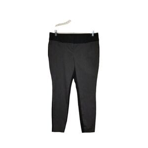 The Limited Exact Stretch Slacks Ankle Tapered Pants Size 8P Black/Gray